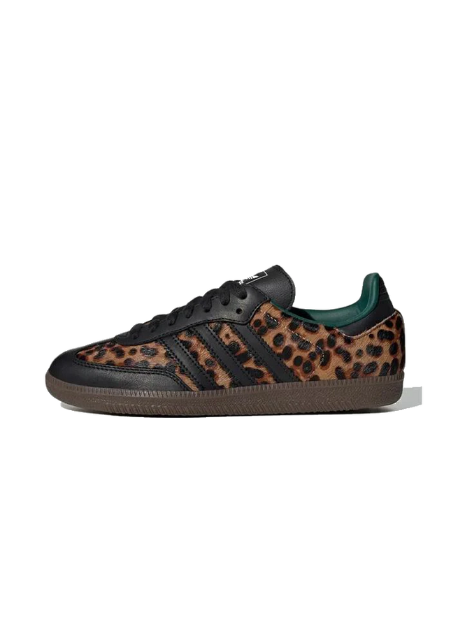 Adidas Samba OG Black Green Leopard - SneakCenter