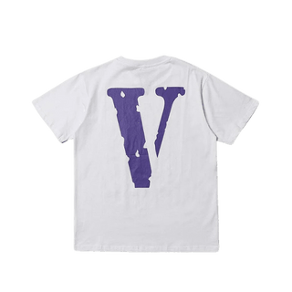 VLONE Tee White Purple - SneakCenter
