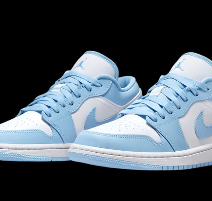 Air Jordan 1 Low Aluminium Ice Blue - SneakCenter