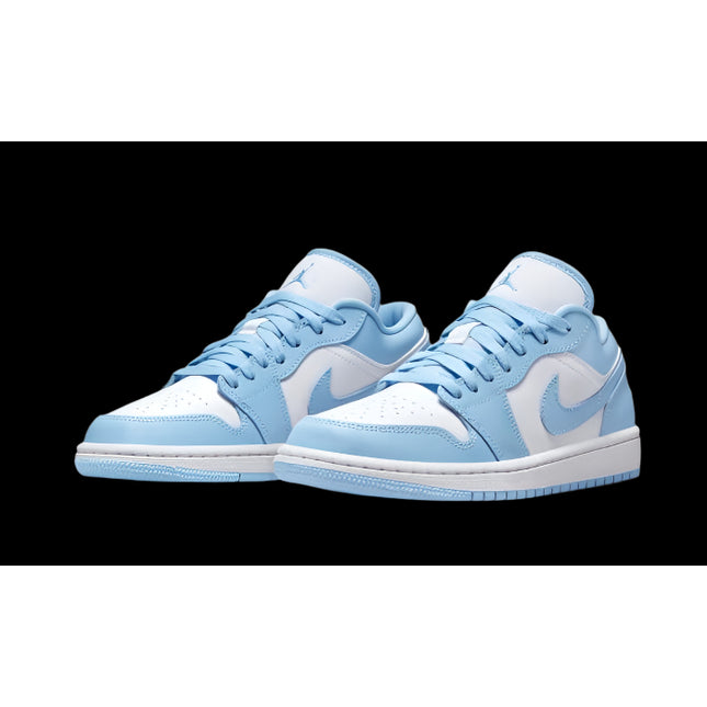 Air Jordan 1 Low Aluminium Ice Blue - SneakCenter