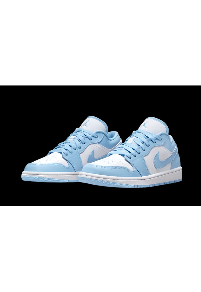 Air Jordan 1 Low Aluminium Ice Blue - SneakCenter