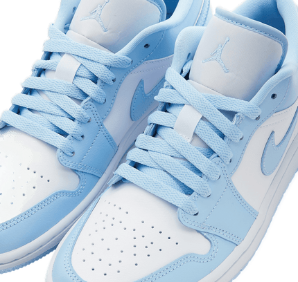 Air Jordan 1 Low Aluminium Ice Blue - SneakCenter
