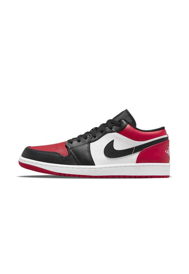 Air Jordan 1 Low Bred Toe - SneakCenter
