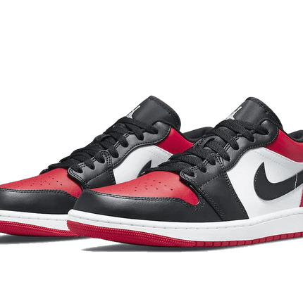 Air Jordan 1 Low Bred Toe - SneakCenter