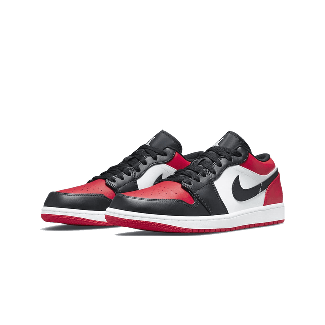 Air Jordan 1 Low Bred Toe - SneakCenter