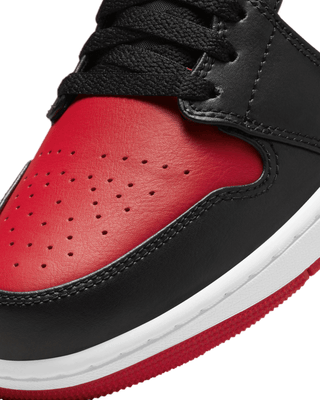 Air Jordan 1 Low Bred Toe - SneakCenter