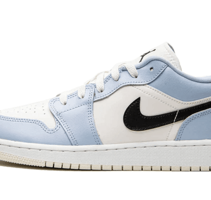 Air Jordan 1 Low Ice Blue Black - SneakCenter