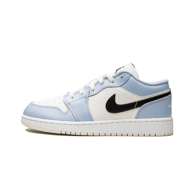 Air Jordan 1 Low Ice Blue Black - SneakCenter