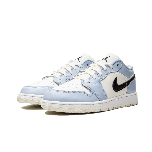 Air Jordan 1 Low Ice Blue Black - SneakCenter
