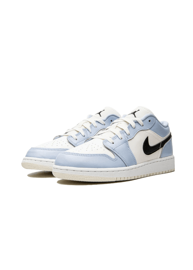 Air Jordan 1 Low Ice Blue Black - SneakCenter