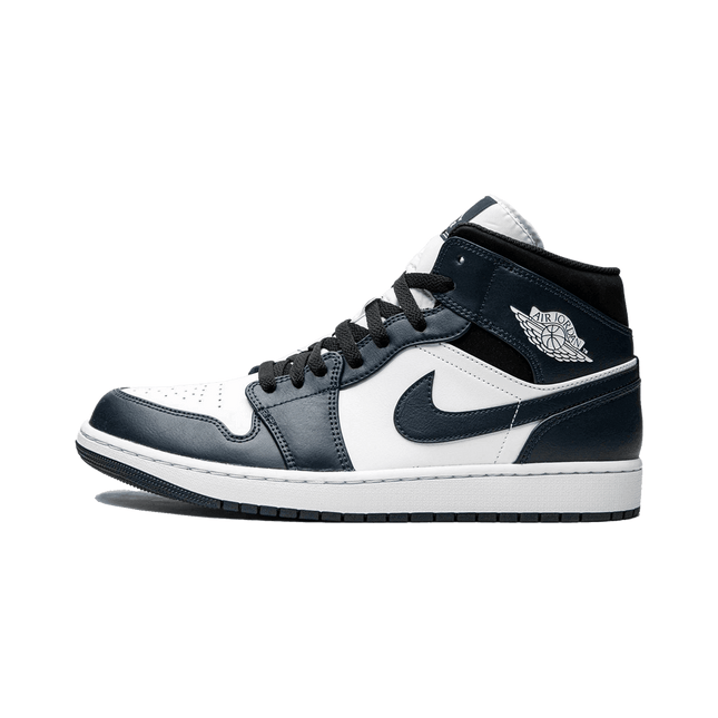 Air Jordan 1 Mid Dark Teal (Armory Navy) - SneakCenter