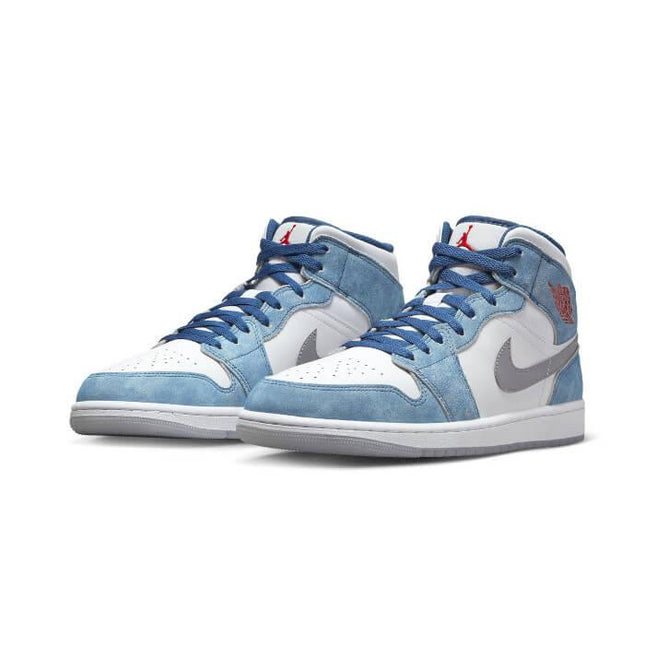 Air Jordan 1 Mid French Blue - SneakCenter