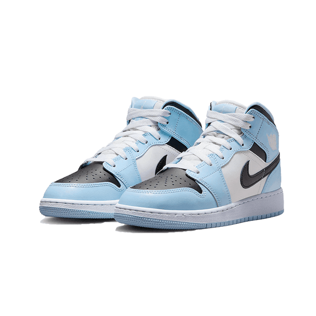 Air Jordan 1 Mid Ice Blue - SneakCenter