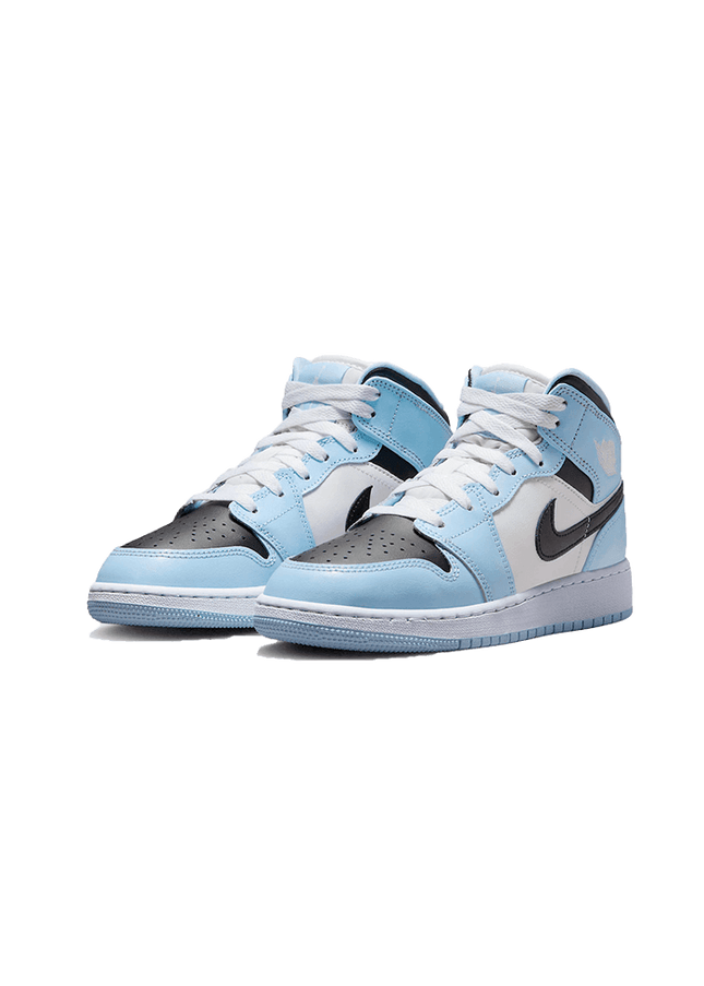 Air Jordan 1 Mid Ice Blue - SneakCenter