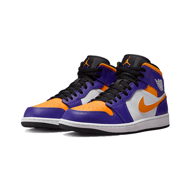 Air Jordan 1 Mid Lakers - SneakCenter