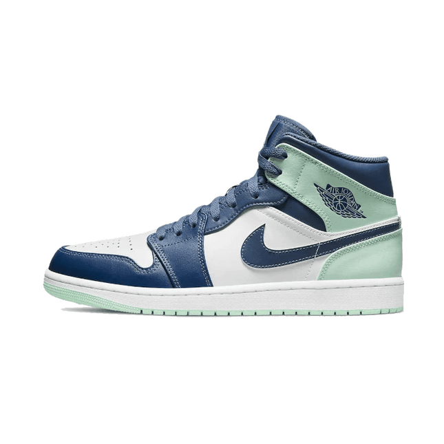 Air Jordan 1 Mid Mystic Navy Mint Foam - SneakCenter
