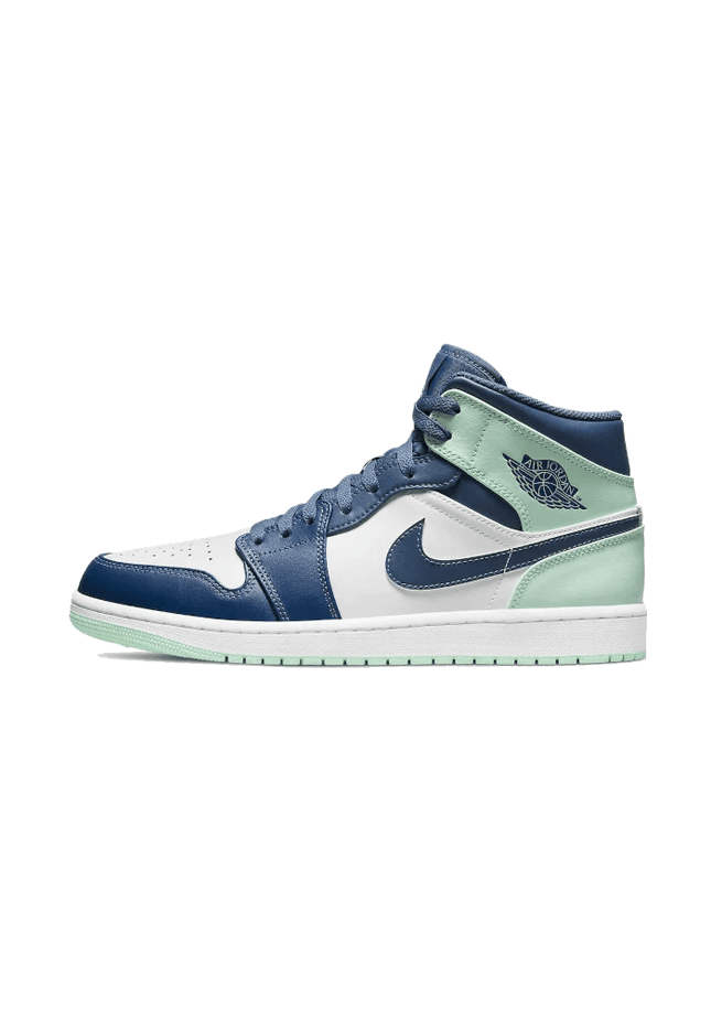 Air Jordan 1 Mid Mystic Navy Mint Foam - SneakCenter