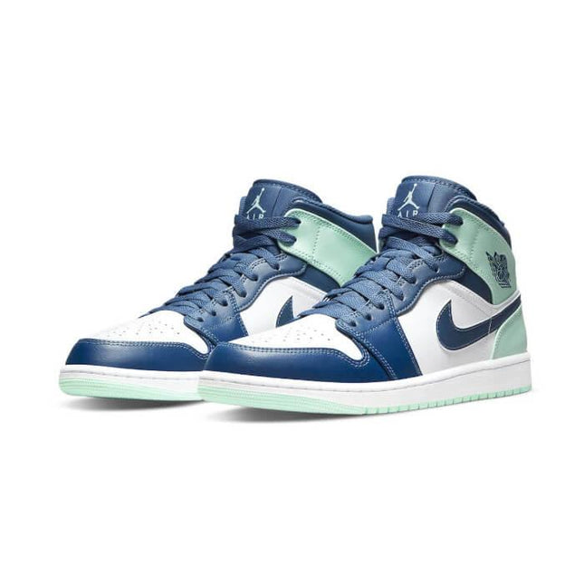 Air Jordan 1 Mid Mystic Navy Mint Foam - SneakCenter