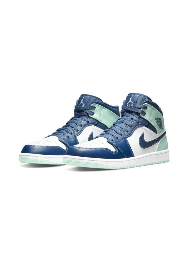 Air Jordan 1 Mid Mystic Navy Mint Foam - SneakCenter