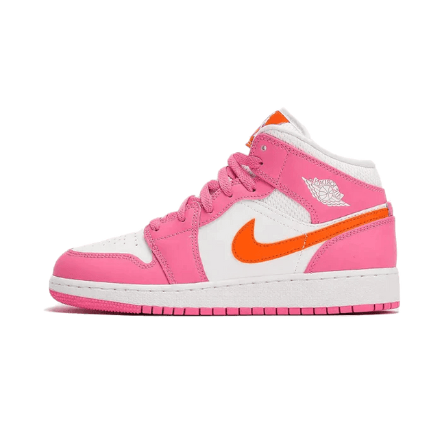 Air Jordan 1 Mid Pinksicle Orange - SneakCenter