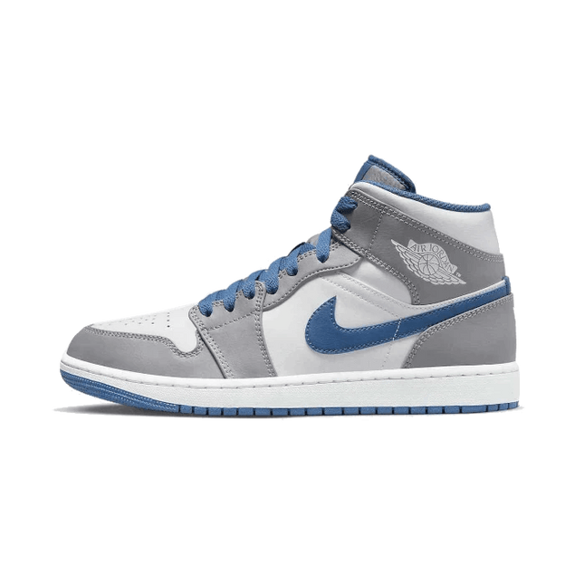 Air Jordan 1 Mid True Blue - SneakCenter