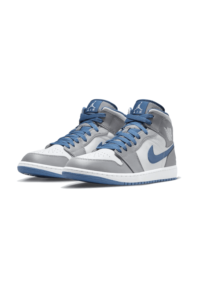 Air Jordan 1 Mid True Blue - SneakCenter