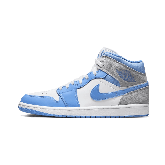 Air Jordan 1 Mid University Blue Grey - SneakCenter