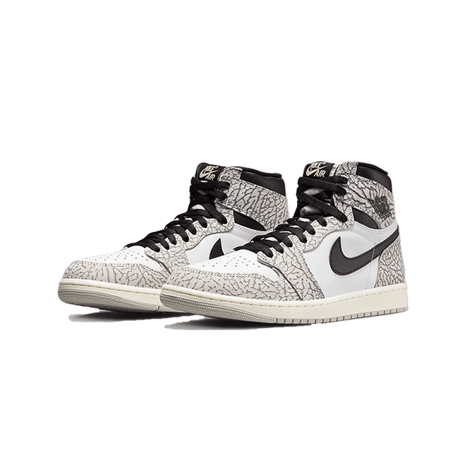 Air Jordan 1 Retro High OG White Cement - SneakCenter
