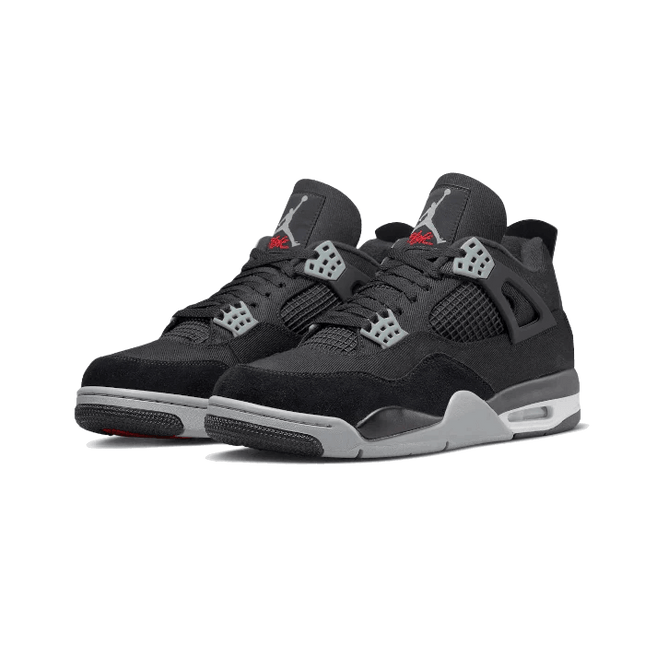 Air Jordan 4 Retro Black Canvas - SneakCenter