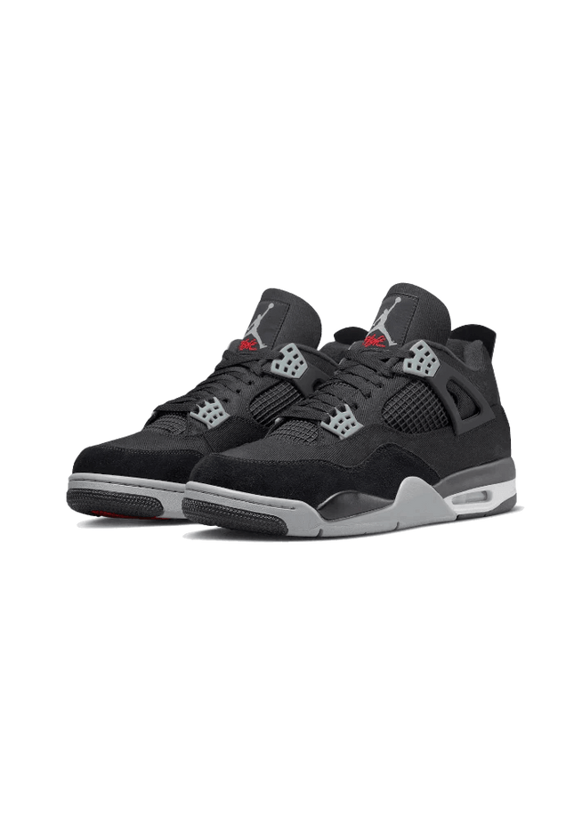 Air Jordan 4 Retro Black Canvas - SneakCenter