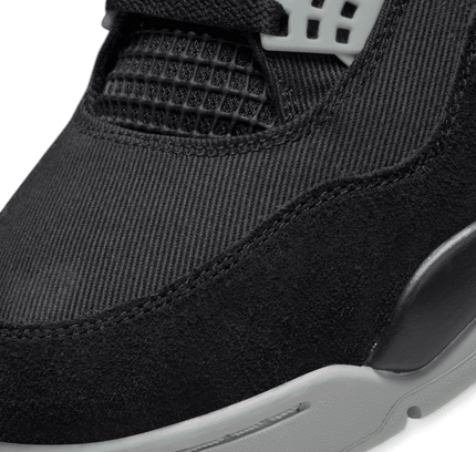 Air Jordan 4 Retro Black Canvas - SneakCenter