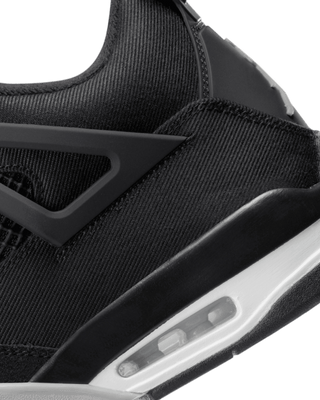 Air Jordan 4 Retro Black Canvas - SneakCenter