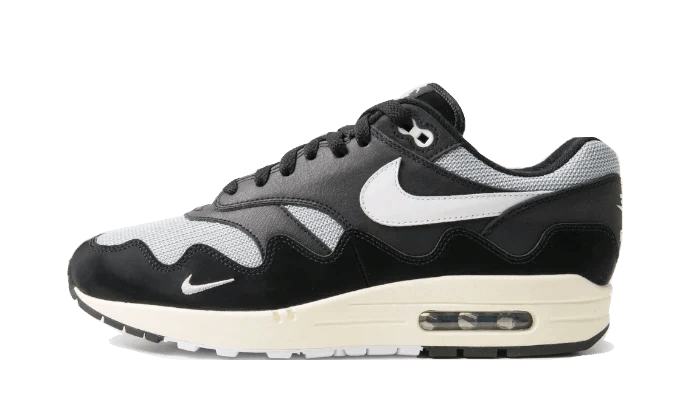 Air Max 1 Patta Waves Metallic Silver White Black SneakCenter