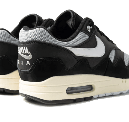 Air Max 1 Patta Waves Metallic Silver White Black - SneakCenter