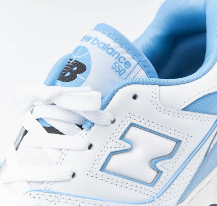 New Balance 550 UNC White University Blue - SneakCenter