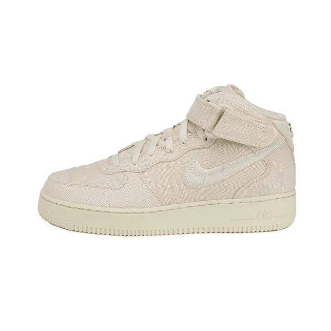 Nike Air Force 1 Mid Stussy Fossil - SneakCenter