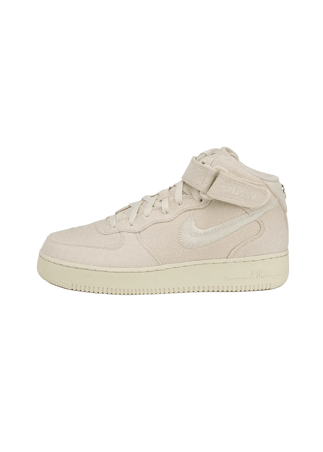 Nike Air Force 1 Mid Stussy Fossil - SneakCenter