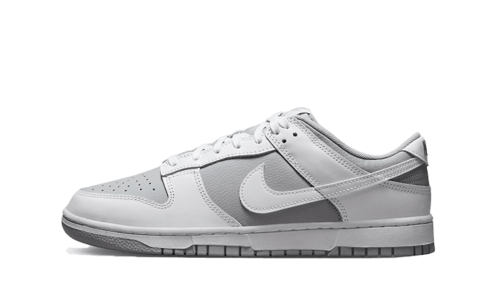 White and gray dunk low Clearance