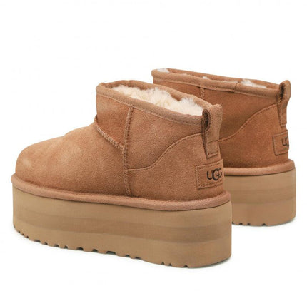 UGG Classic Ultra Mini Platform Chestnut - SneakCenter